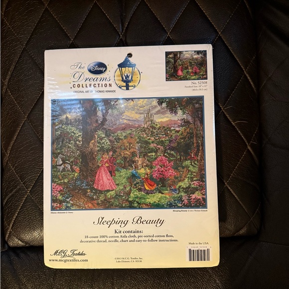 Thomas Kinkade Disney Dreams Sleeping Beauty Cross Stitch Kit NEW IN SEALED PACK - Picture 1 of 2